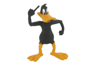 Personaggi per Torte : DAFFY DUCK di LOONEY TUNES / Cake Topper / Statuina DAFFY DUCK di LOONEY TUNES - L 7 cm x H 8 cm - 1 pez