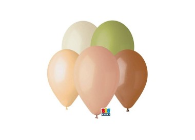 16 palloncini in lattice colore MISTO BOSCO SAFARI   10" 26 Cm- BIG PARTY .