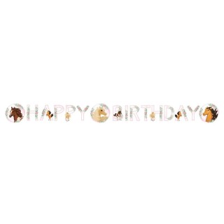 Festone CAVALLI HAPPY_BIRTHDAY - 140 cm cm NUOVA