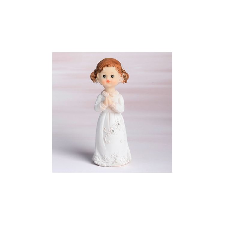 Personaggi per Torte: Bimba Prima Comunione / Cake Topper / STATUINA BIMBA  PRIMA COMUNIONE (Comunione Femmina) - L 3 cm x H 10