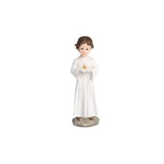 Personaggi per Torte: Bimbo Prima Comunione con libro   / Cake Topper / STATUINA BIMBO PRIMA COMUNIONE (Comunione Maschio) - L 