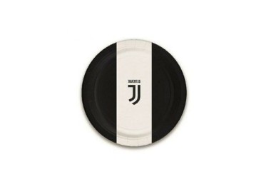 Piatti Juventus CALCIO logo nuono (OFFICIAL PRODUCT )- piccoli diametro 18 cm - 8 pezzi