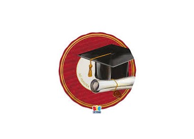 Piatti LAUREA AD MAIORA  - diametro 20 cm - 6 pezzi