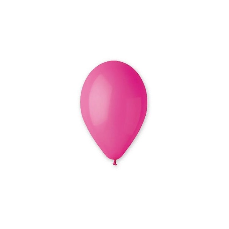 25 palloncini in lattice colore Fucsia 10" 26 Cm - Big Party