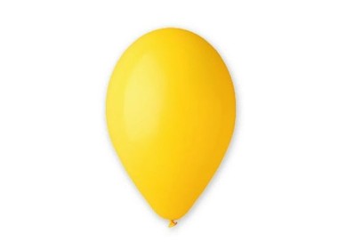 25 palloncini in lattice colore GIALLO 10" 26 Cm - BIG PARTY .