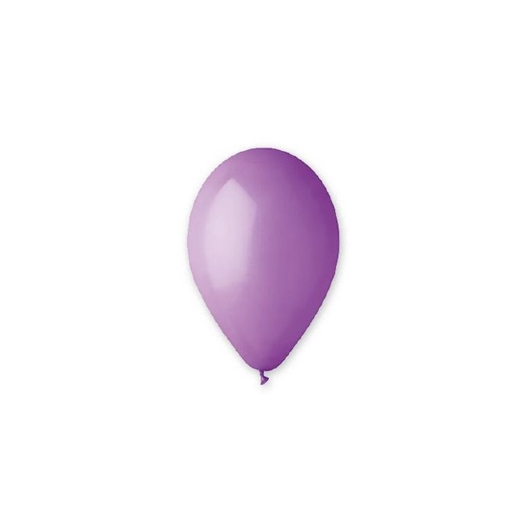 25 palloncini in lattice colore Lilla 10" 26 Cm - Big Party