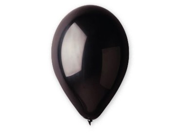 25 palloncini in lattice colore Nero 10" 26 Cm - Big Party