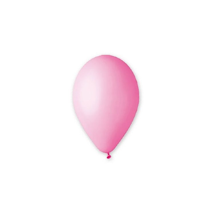 25 palloncini in lattice colore ROSA 10" 26 Cm- BIG PARTY .