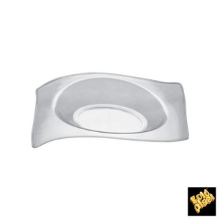 Piattino Flat Ps -Trasparente- 25cc da 50 Pz Gold Plast