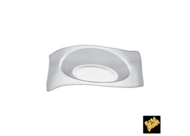 Piattino Flat Ps -Trasparente- 25cc da 50 Pz Gold Plast