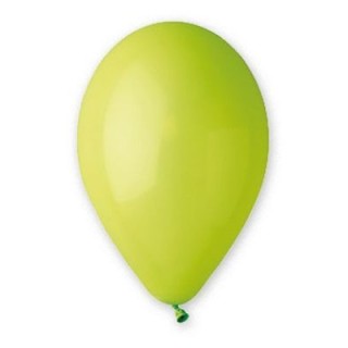 25 palloncini in lattice colore VERDE LIME 10" 26Cm BIG PARY