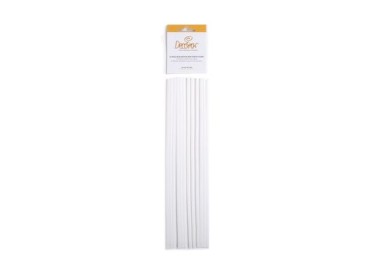 Pioli di Sostegno in Plastica per Ripiani Torte Diametro 4 mm. Lunghezza 30 cm DECORA