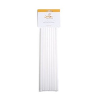 Pioli di Sostegno in Plastica per Ripiani Torte Diametro 8 mm. Lunghezza 30 cm DECORA