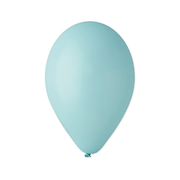 25 palloncini in lattice colore Verde Tiffany  10" 26Cm BIG PARY