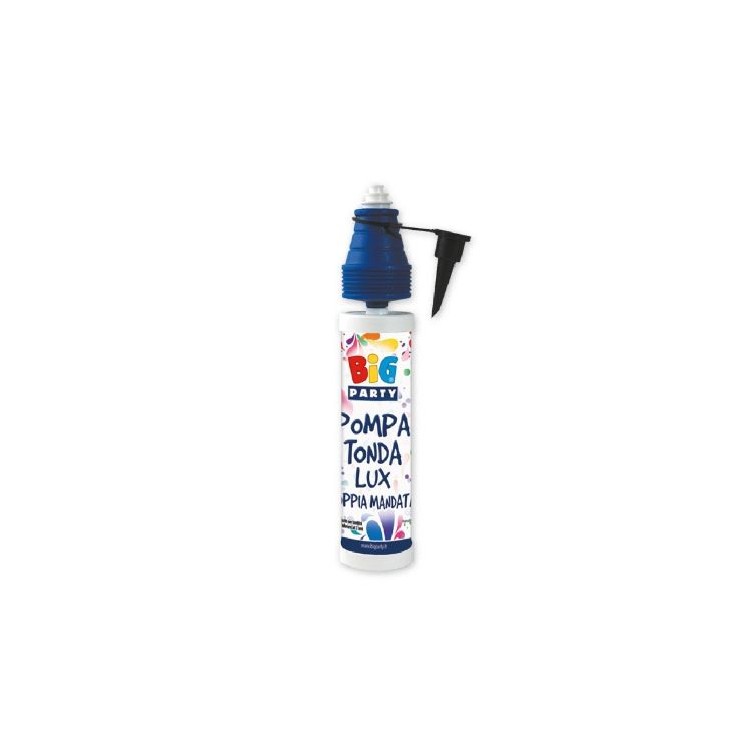 Pompetta economica gonfia palloncini doppia mandata  - diam. 5,5 cm x 28 cm h BIG PARTY