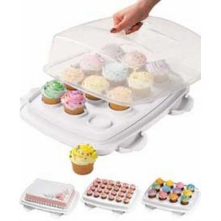 Porta torta -cupcakes- mini cupcakes wilton