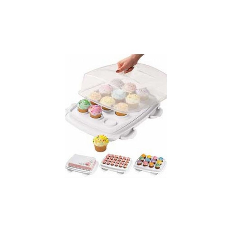 Porta torta -cupcakes- mini cupcakes wilton