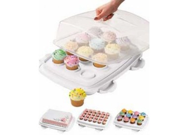 Porta torta -cupcakes- mini cupcakes wilton