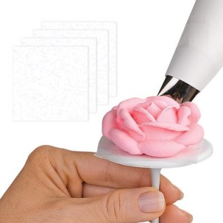 Quadratini di carta cerata per fiori Wilton PZ 50