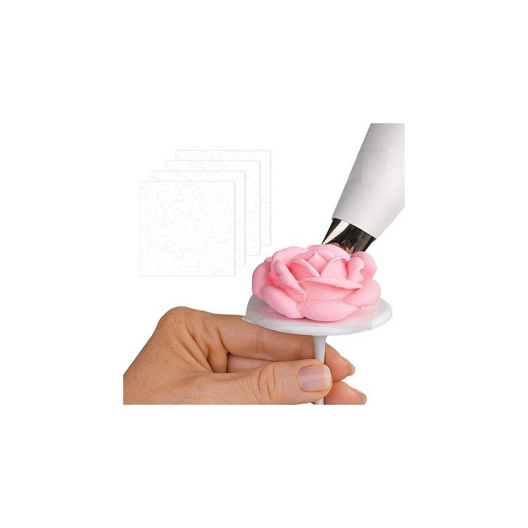 Quadratini di carta cerata per fiori Wilton PZ 50 Quadratini di carta cerata per fiori Wilton PZ 50