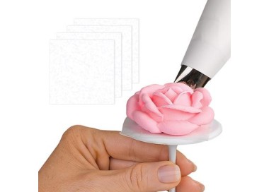 Quadratini di carta cerata per fiori Wilton PZ 50
