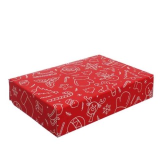Scatola per biscotti o docetti 23,5 x 16 x h 5 cm 1 pz