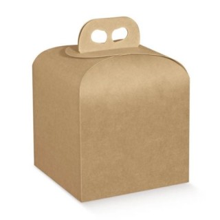 SCATOLA PORTA PANETTONE E PANDORO 200 x 200 x 180 AVANA PZ 1