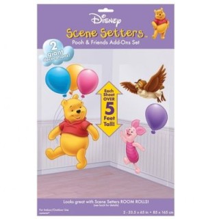 Scenografia Winnie the Pooh Disney - 85 cm x 165 cm - Amscan - Pz 2