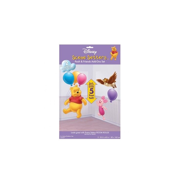 Scenografia Winnie the Pooh Disney - 85 cm x 165 cm - Amscan - Pz 2