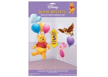 Scenografia Winnie the Pooh Disney - 85 cm x 165 cm - Amscan - Pz 2