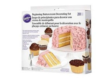 Set 20 accessori base per la decorazione - 10 sac à poche - 10 punte WILTON