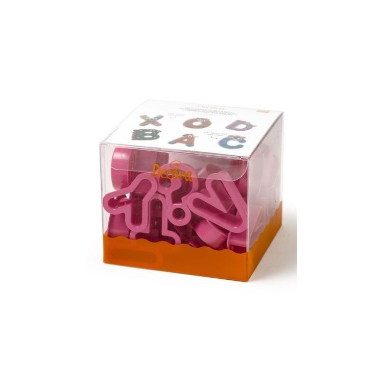 Set 27 Tagliapasta Alfabeto Lettere medie - DIM 5,2 Cm H 2,2 cm DECORA Set 27 Tagliapasta Alfabeto Lettere medie - DIM 5,2 Cm H 2,2 cm DECORA