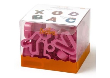 Set 27  Tagliapasta Alfabeto  Lettere medie  - DIM 5,2 Cm H 2,2  cm DECORA