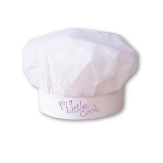 Set 4 cappelli Da Cuoco In carta per Bambino circonferenza  48 Cm , Accessorio per corsi di cake design