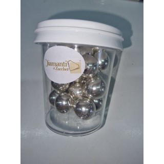 Sfere mon amour argento  1,9 cm  100 gr
