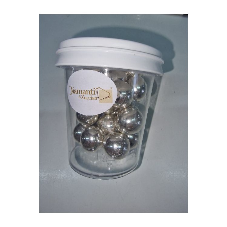 Sfere mon amour argento  1,9 cm  100 gr
