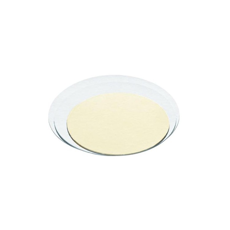 Sottotorta Accoppiato TONDO oro/argento Diam.24cm Altezza1,5mm.DECORA