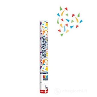 Sparacoriandoli ad  Aria compressa  40  cm con mix confetti metal (altezza di tiro 8 metri) BIG PARTY