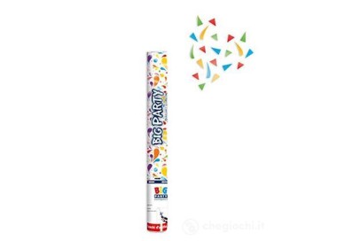 Sparacoriandoli ad  Aria compressa  40  cm con mix confetti metal (altezza di tiro 8 metri) BIG PARTY