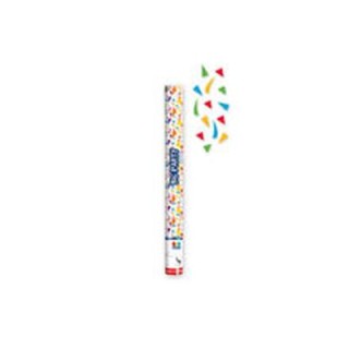 Sparacoriandoli ad  Aria compressa  40 cm con mix confetti metal (altezza di tiro 8 metri) BIG PARTY
