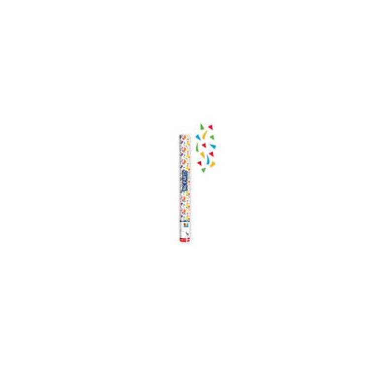 Sparacoriandoli ad  Aria compressa  40 cm con mix confetti metal (altezza di tiro 8 metri) BIG PARTY
