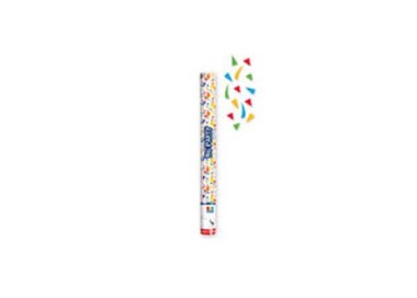 Sparacoriandoli ad  Aria compressa  40 cm con mix confetti metal (altezza di tiro 8 metri) BIG PARTY