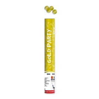 Sparacoriandoli ad  Aria compressa  40 cm oro metal (altezza di tiro 8 metri) BIG PARTY