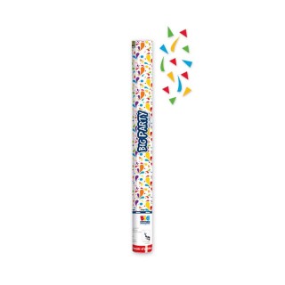 Sparacoriandoli ad  Aria compressa  60 cm con mix confetti metal (altezza di tiro 8 metri) BIG PARTY
