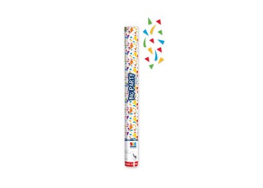 Sparacoriandoli ad  Aria compressa  60 cm con mix confetti metal (altezza di tiro 8 metri) BIG PARTY