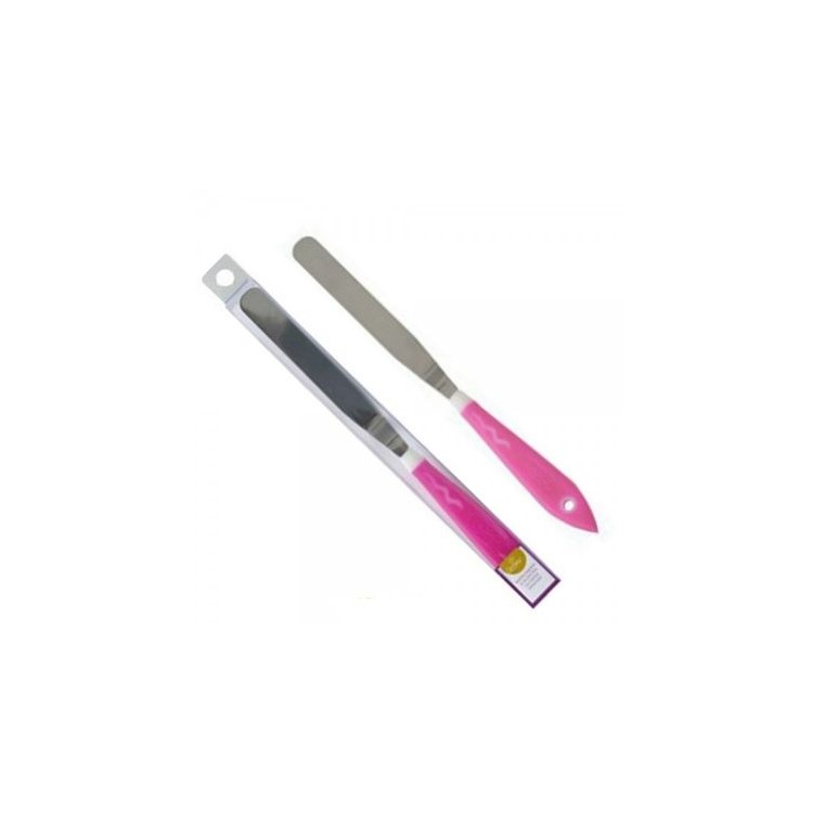 SPATOLA ANGOLARE GRANDE in Acciaio Inox con Manico in polipropilene L 4 cm x H 30 cm - Confezione 1 pezzo - DECORA