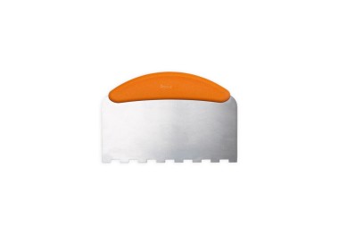 SPATOLA IN ACCIAIO INOX CON LAMA DENTELLATA EXTRA LUNGA 22,5 X 11 CM  1 pz  Decora