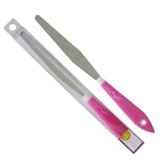 SPATOLA ROMBO PIATTA  in Acciaio Inox con Manico Antiscivolo  H 24 cm 1 pezzo  DECORA