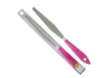 SPATOLA ROMBO PIATTA  in Acciaio Inox con Manico Antiscivolo  H 24 cm 1 pezzo  DECORA