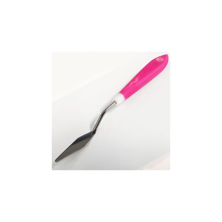SPATOLA ROMBO PICCOLA in Acciaio Inox con Manico Antiscivolo L 2,2 cm x H 18 cm - Confezione da 1 pezzo - DECORA